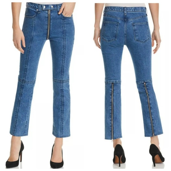rag & bone Denim - Rag & Bone Blue Bain Iver Pant Cropped Flair